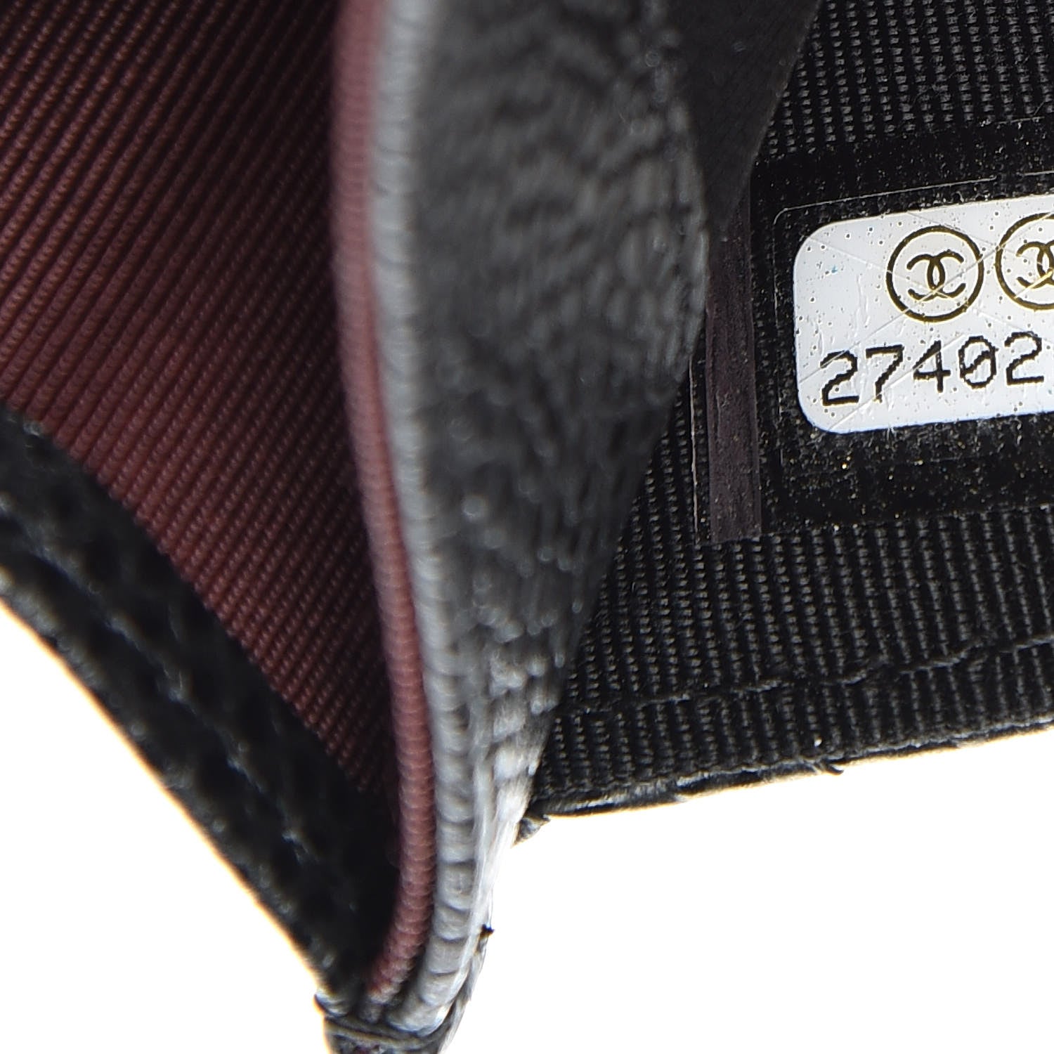 Chanel Caviar Quilted Flap Card Holder Black 8 of 9