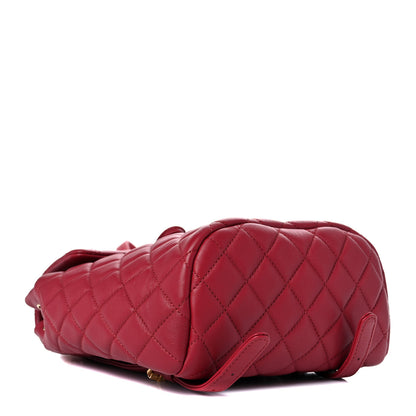 Chanel Calfskin Quilted Mini Urban Spirit Backpack Red 4 of 10