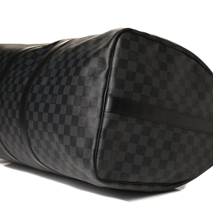 Louis Vuitton Damier Graphite Keepall Bandouliere 55 9 of 10