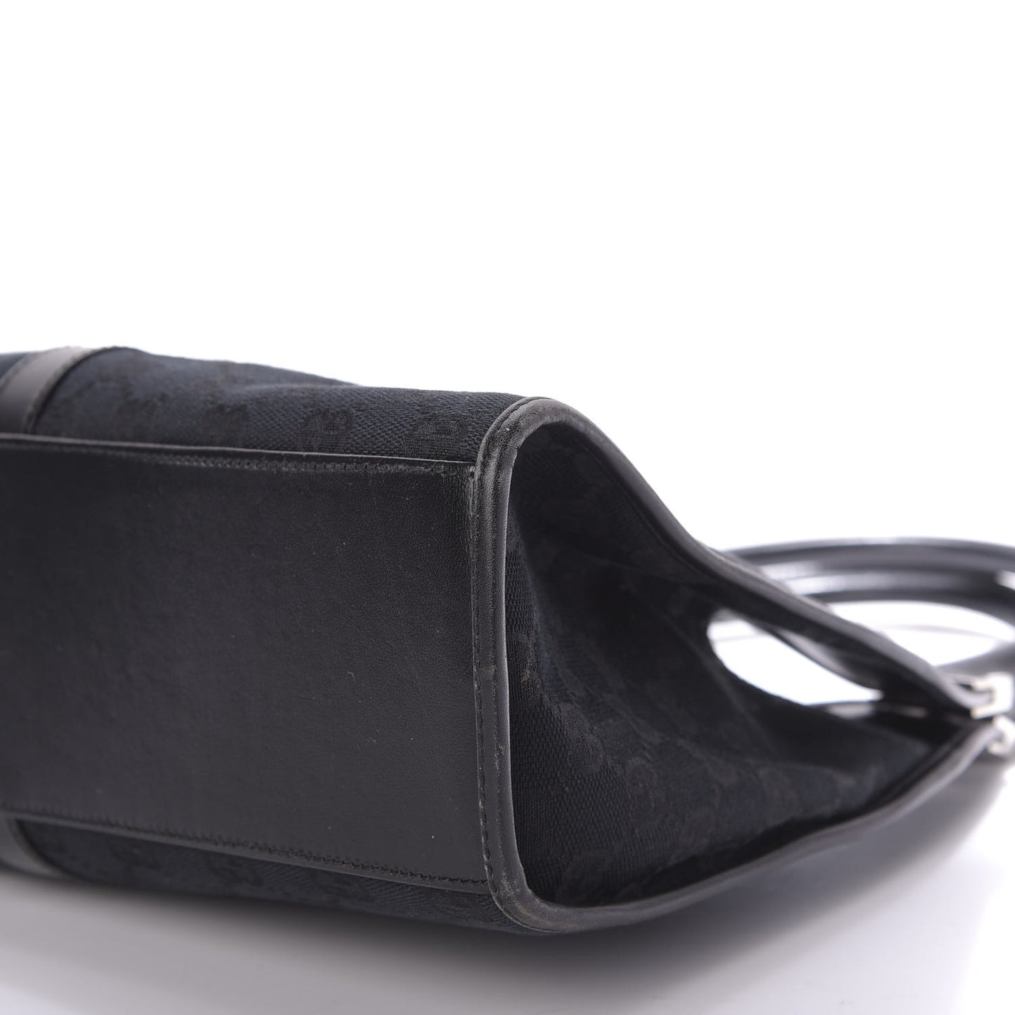 Monogram Bardot Shoulder Bag Black