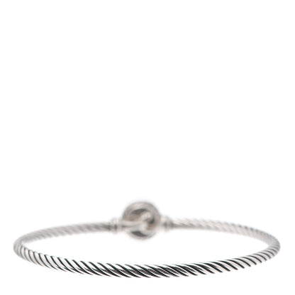 David Yurman Sterling Silver Black Onyx 3mm Chatelaine Bracelet 3 of 4
