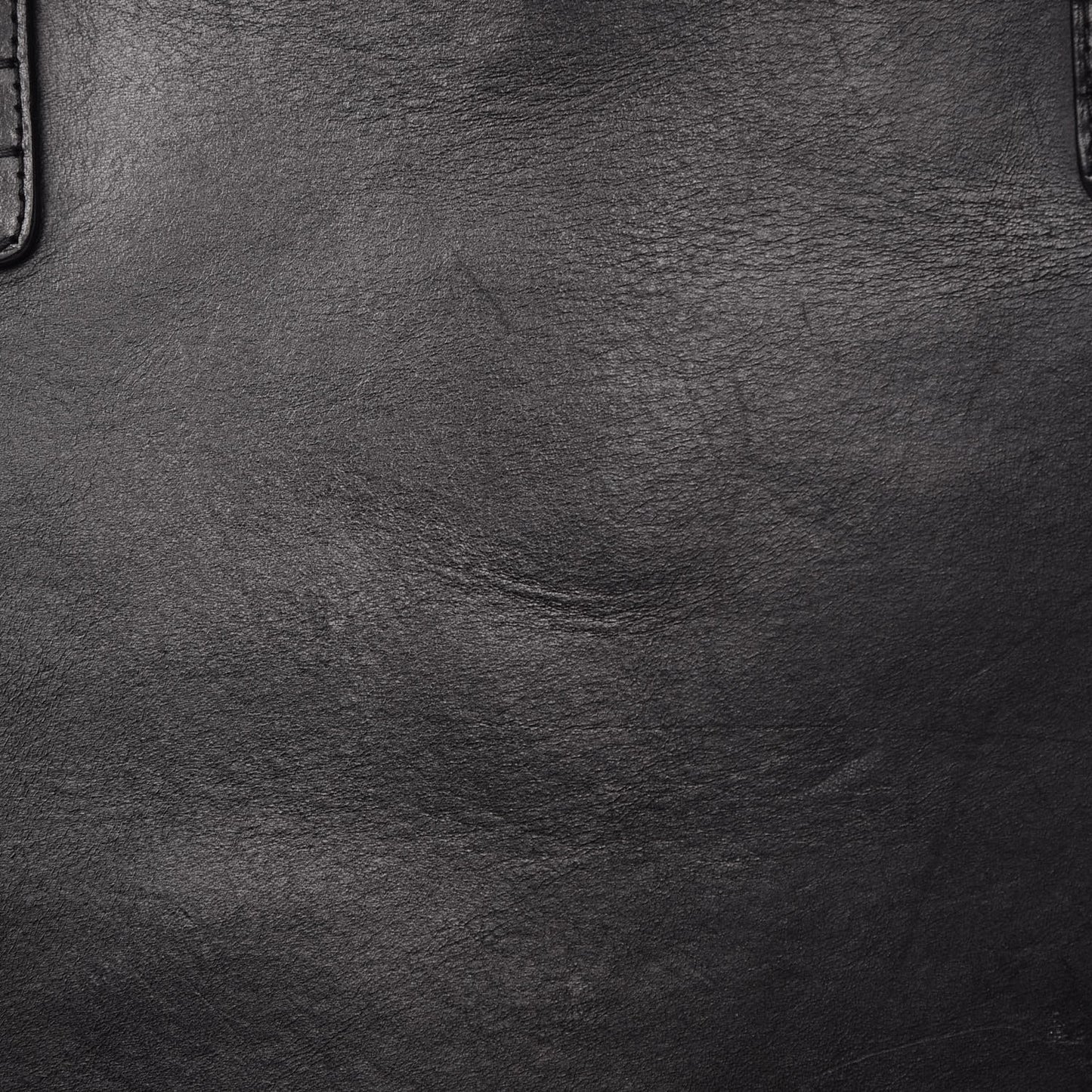 Smooth Calfskin Large Shopping Tote Black