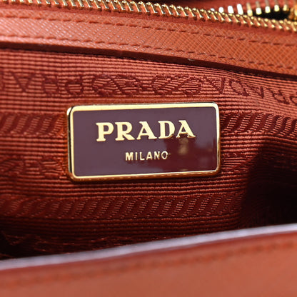 Prada Saffiano Lux Medium Tote Rame 6 of 15
