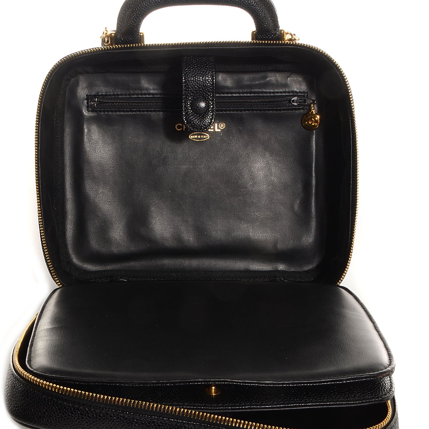 Caviar Cosmetic Train Case Black