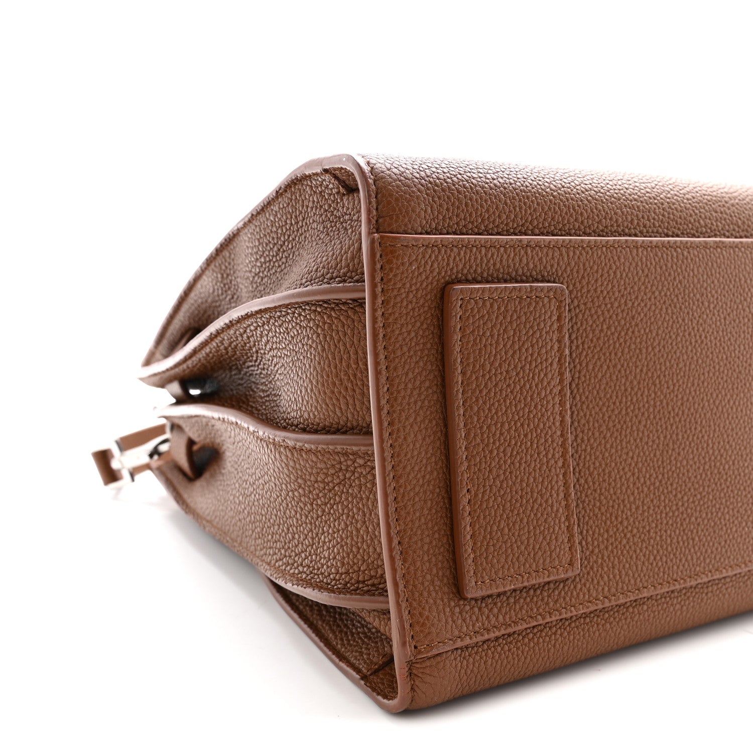 Saint Laurent Grained Calfskin Small Supple Sac De Jour Moka 9 of 10