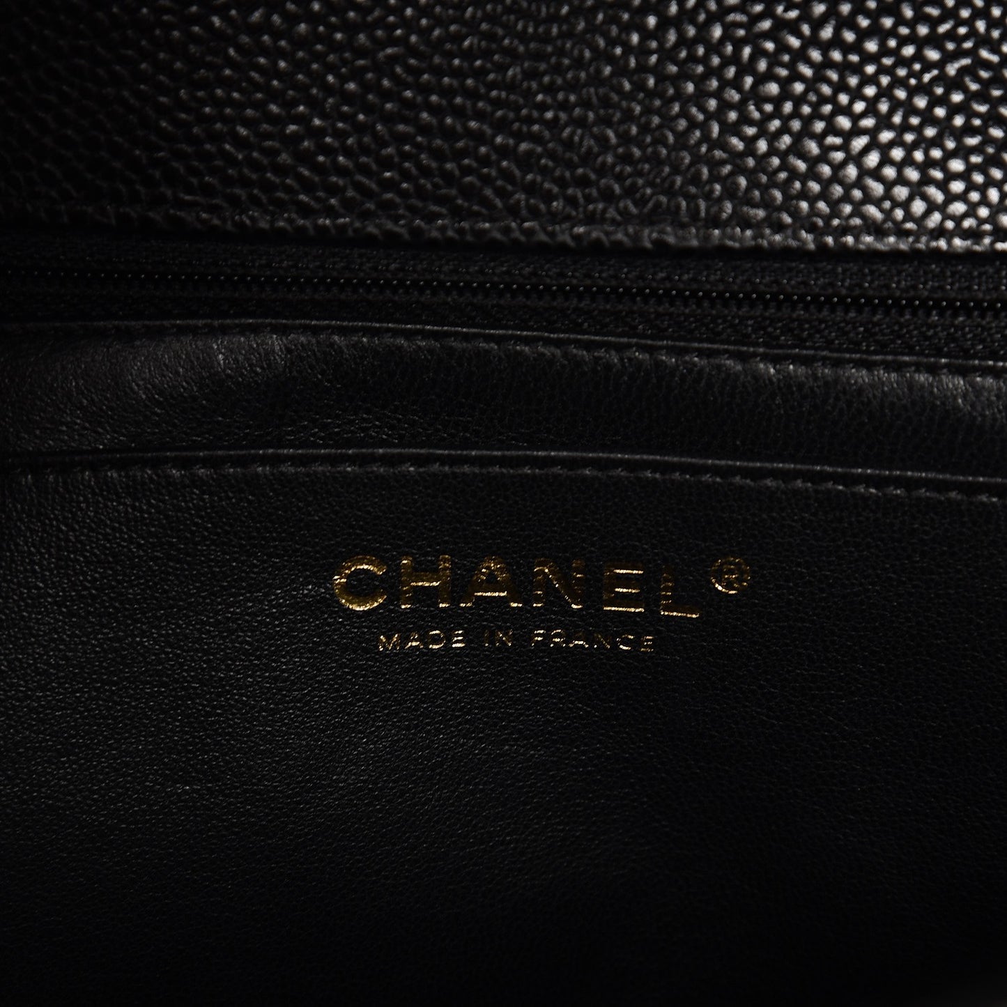 Caviar Quilted Jumbo Single Flap Black
