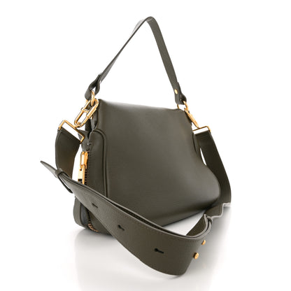 Tom Ford Calfskin Medium Jennifer Crossbody Military Green 3 of 10
