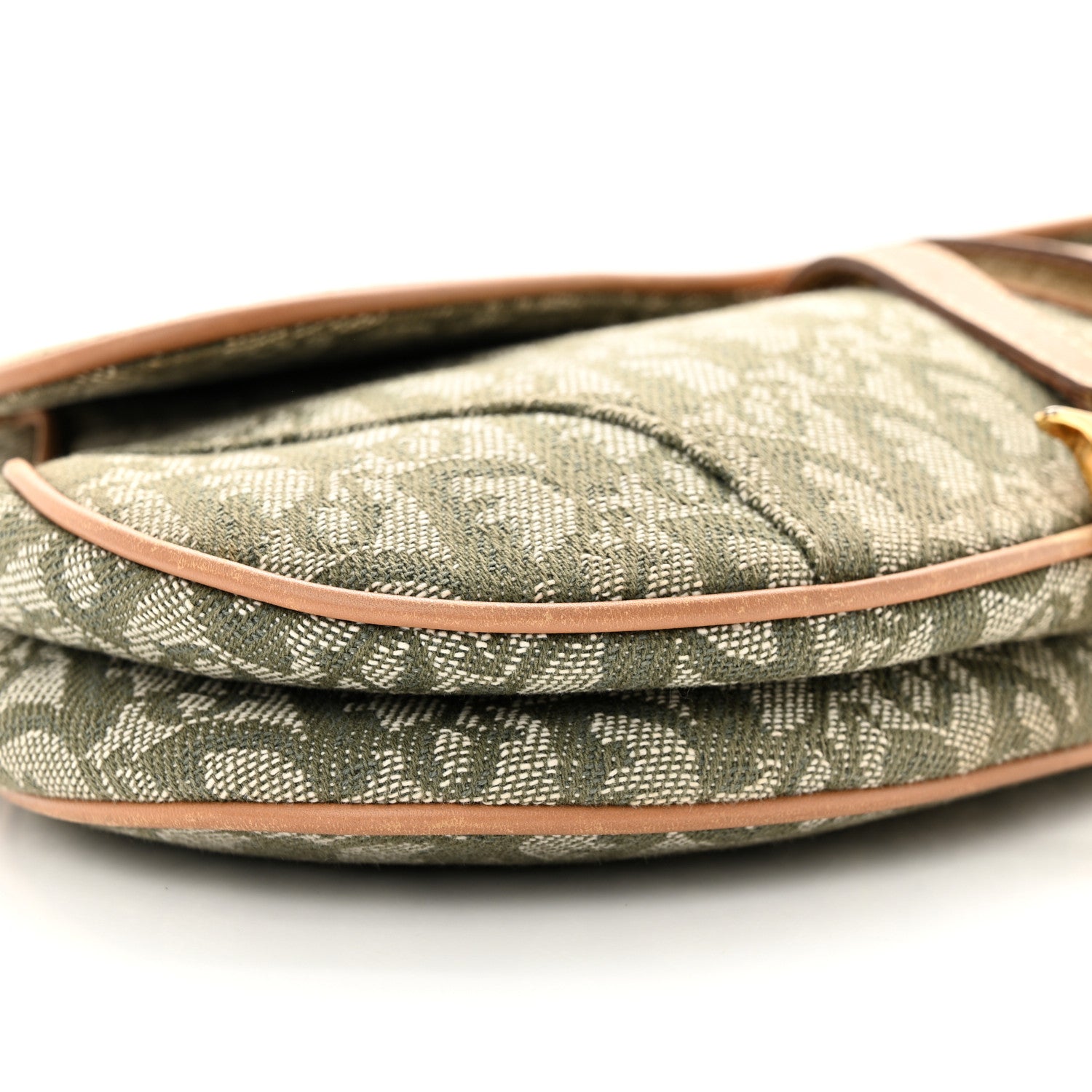 Christian Dior Monogram Saddle Bag Green 9 of 12