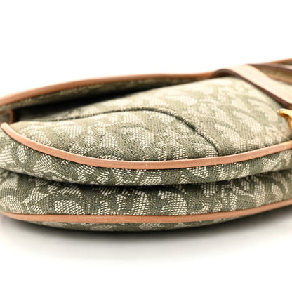 Christian Dior Monogram Saddle Bag Green 9 of 12