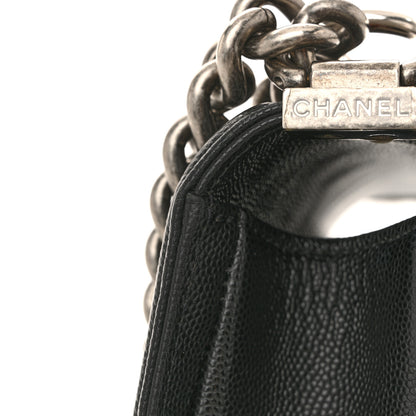 Chanel Caviar Quilted Small Boy Flap Black 13 of 15