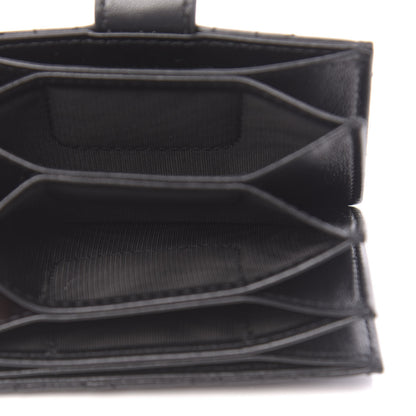 Christian Dior Lambskin Cannage Lady Dior 5-Gusset Card Holder Black 5 of 7