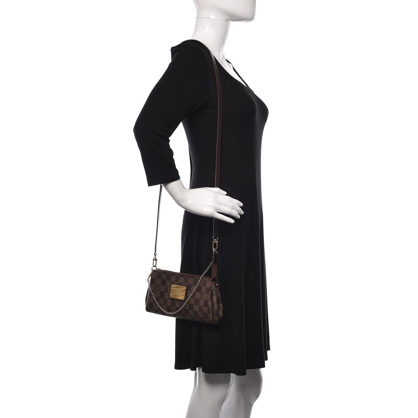 Damier Ebene Eva Clutch