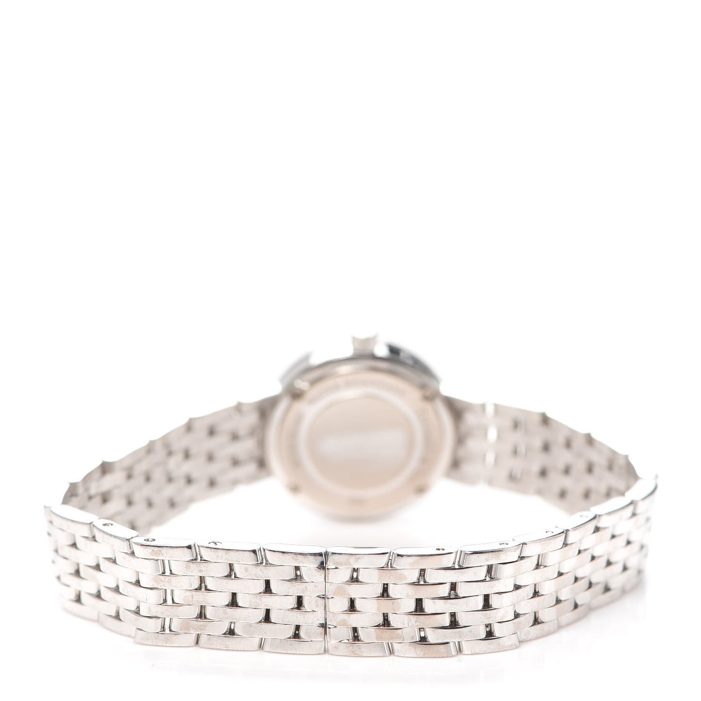18K White Gold Diamond Bezel 20mm Classic Quartz Watch