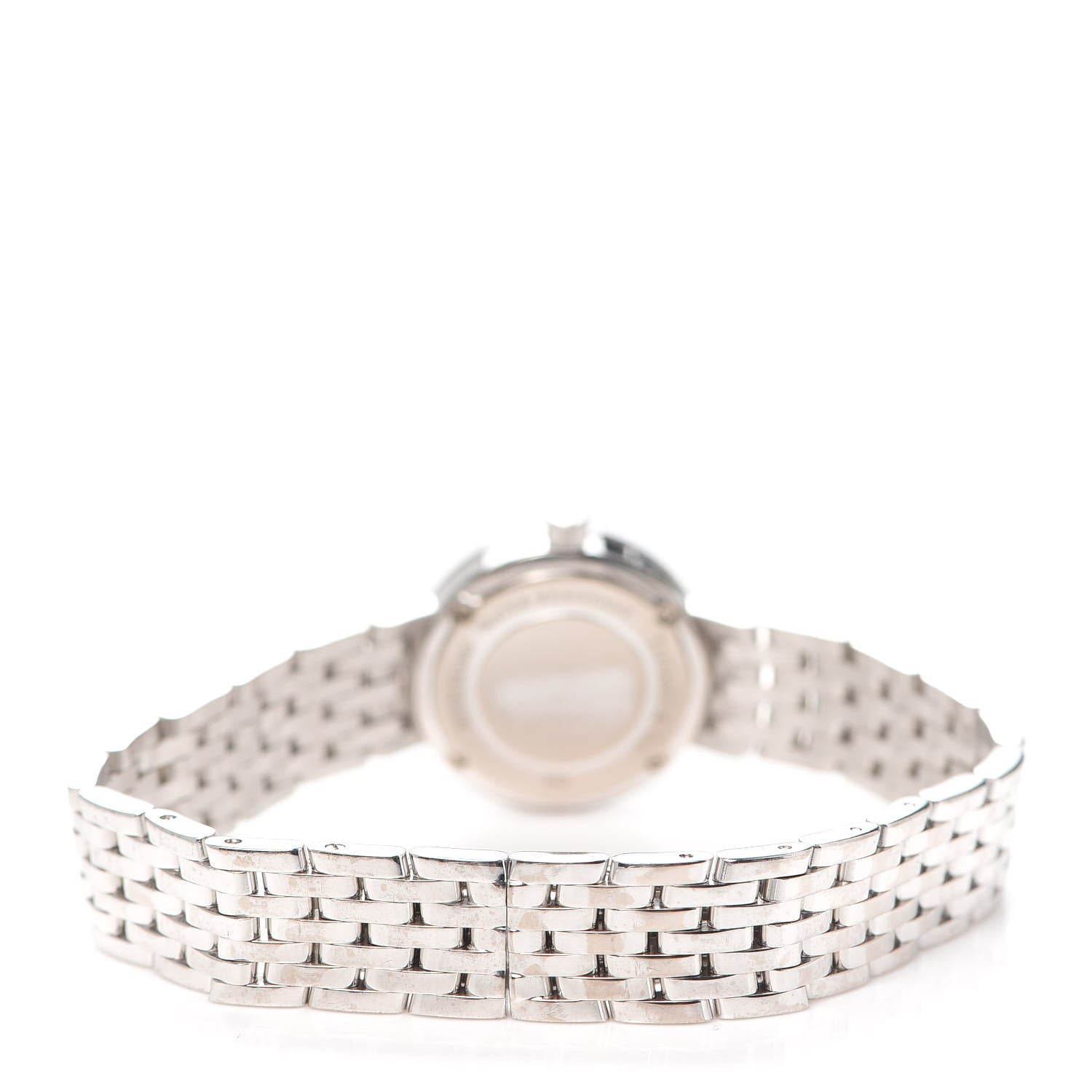 Tiffany 18K White Gold Diamond Bezel 20mm Classic Quartz Watch 3 of 5