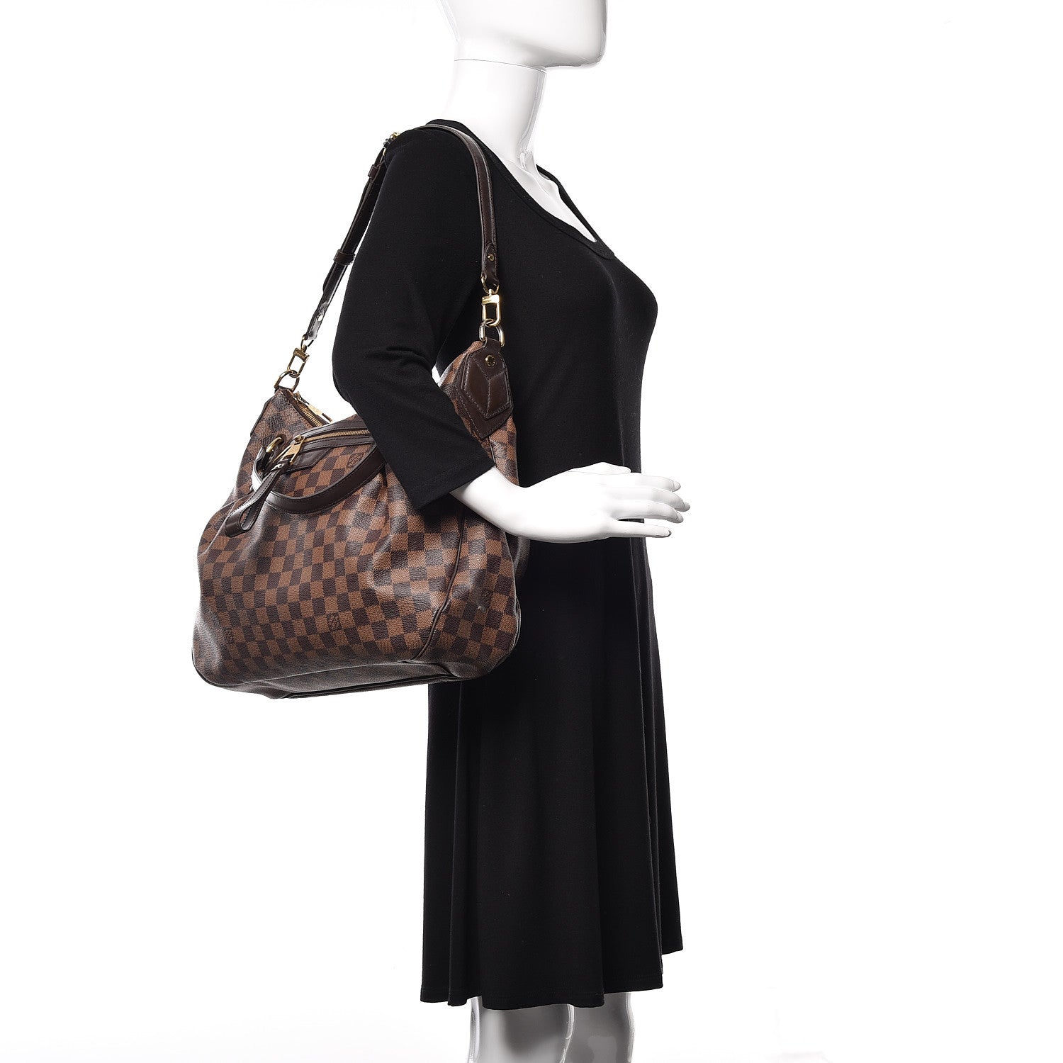 Louis Vuitton Damier Ebene Evora MM 2 of 10