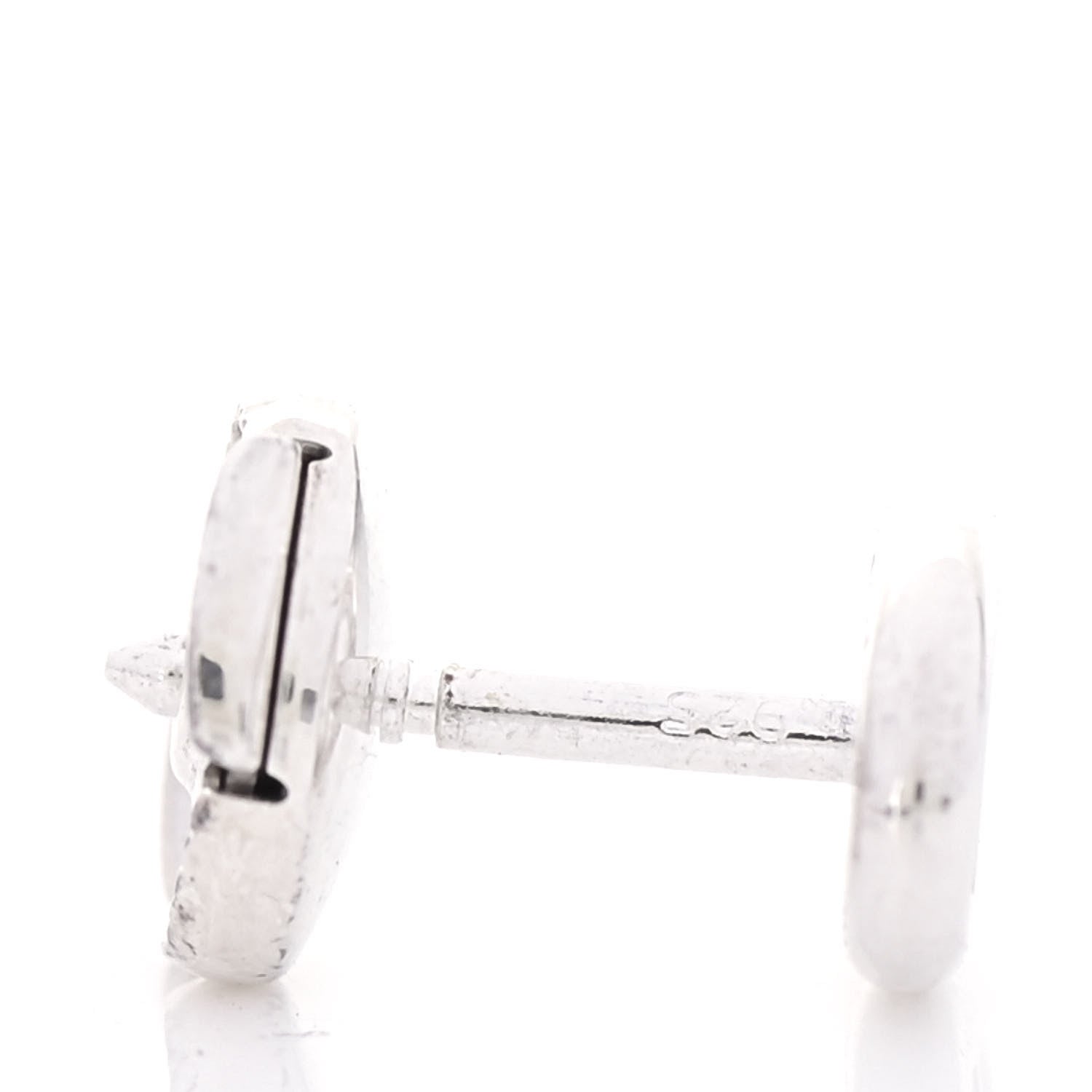 Hermes Sterling Silver TPM Farandole Earrings 6 of 8