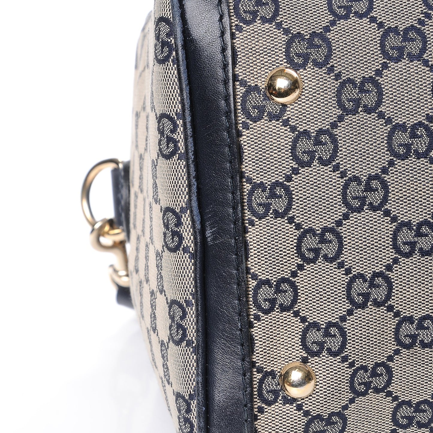 Monogram Vintage Web Medium Boston Navy Navy