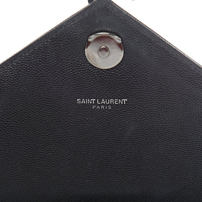 Saint Laurent Grain De Poudre Large Tri-Quilt Monogram Satchel Black 8 of 12