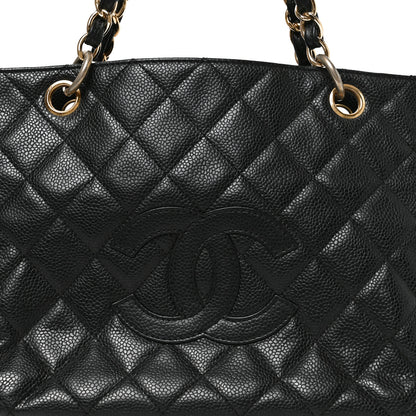 Chanel Caviar Quilted Petit Timeless Tote PTT Black 8 of 10
