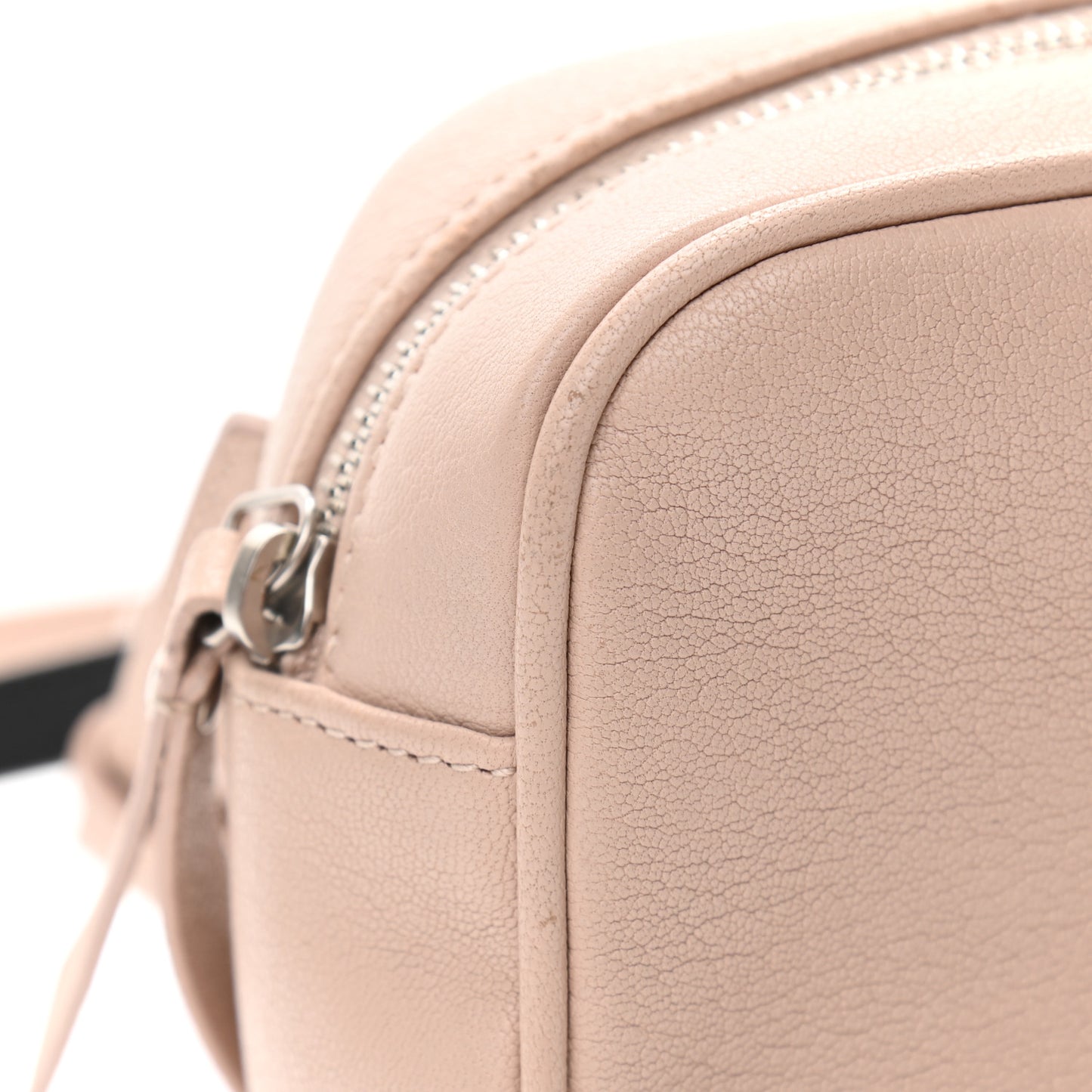 Lambskin Monogram Lou Belt Bag Marble Pink