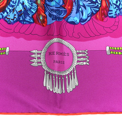 Hermes Silk Mexique Scarf 90 Fuchsia 2 of 5