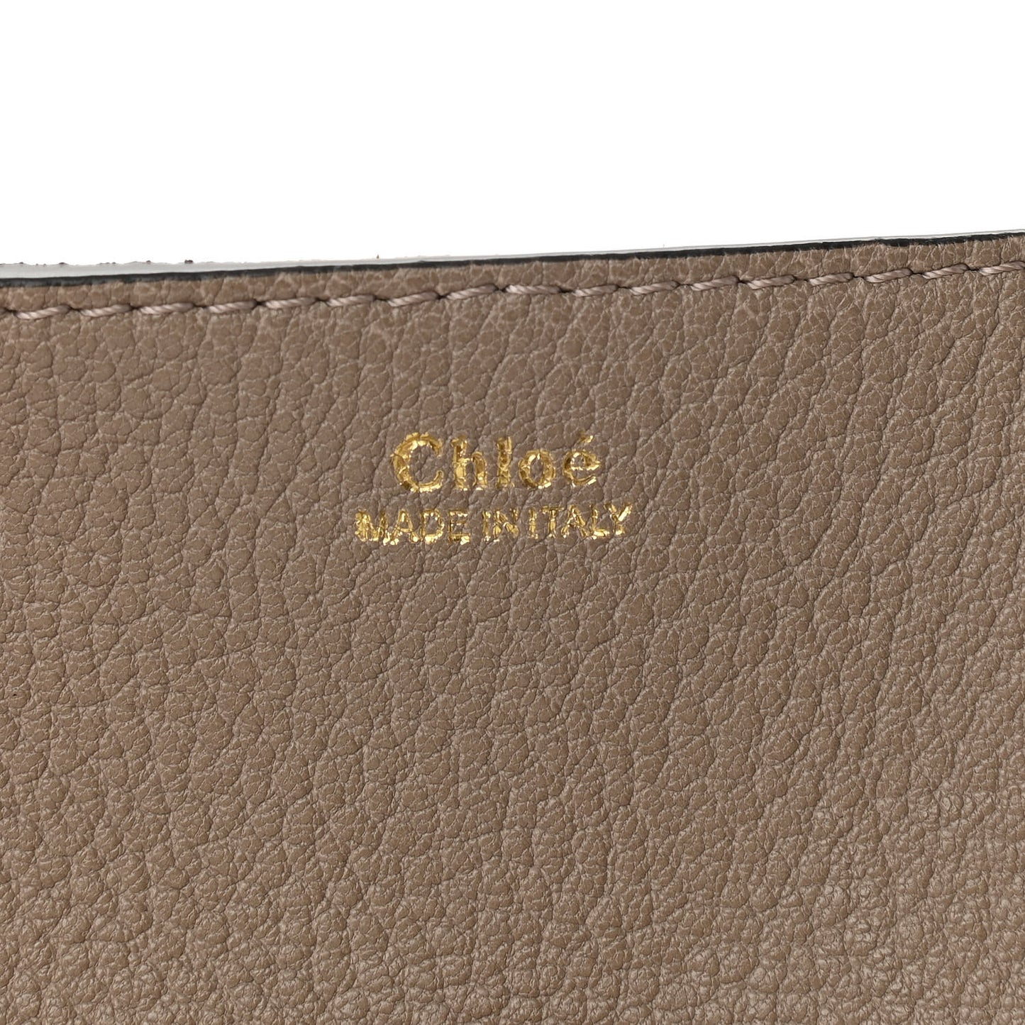 Grained Lambskin Drew Shoulder Bag Motty Grey