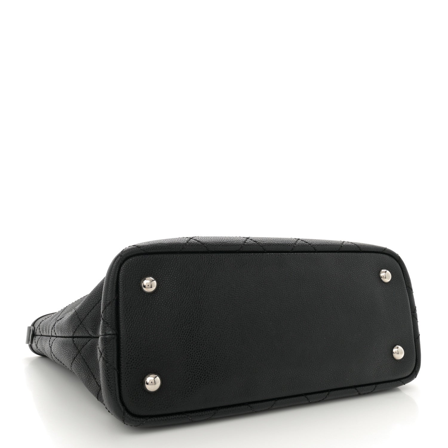 Chanel Grained Calfskin Shopping Fever Tote Black 5 of 13