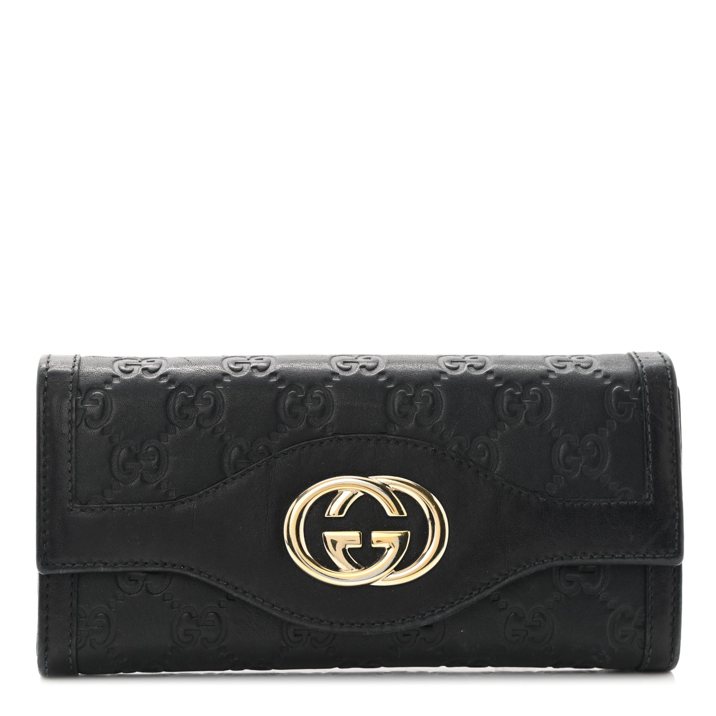 Guccissima Sukey Continental Wallet Continental Wallet Black