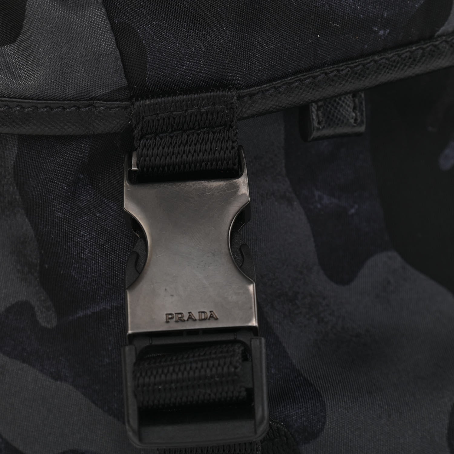 Prada Tessuto Nylon Camouflage Belt Bag Fumo 10 of 10
