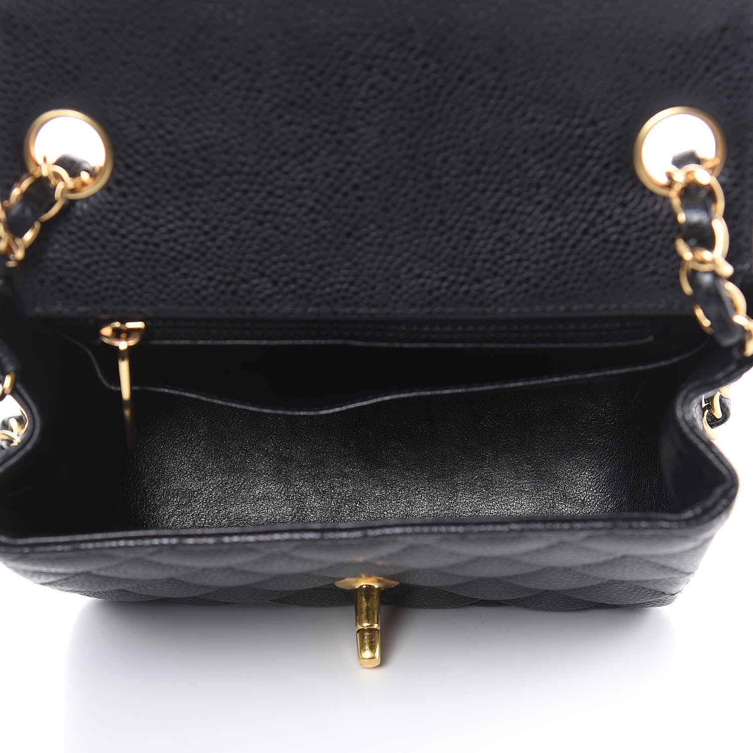 Chanel Caviar Quilted Mini Square Flap Black 5 of 12