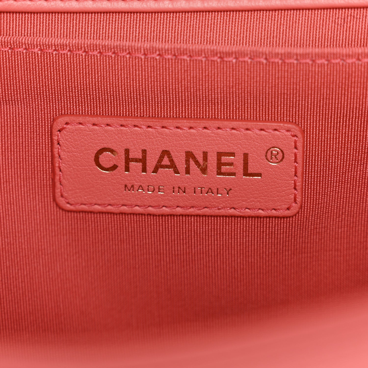 Chanel Calfskin Quilted Medium Boy Flap Coral 6 of 10