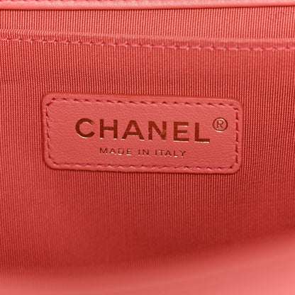 Chanel Calfskin Quilted Medium Boy Flap Coral 6 of 10