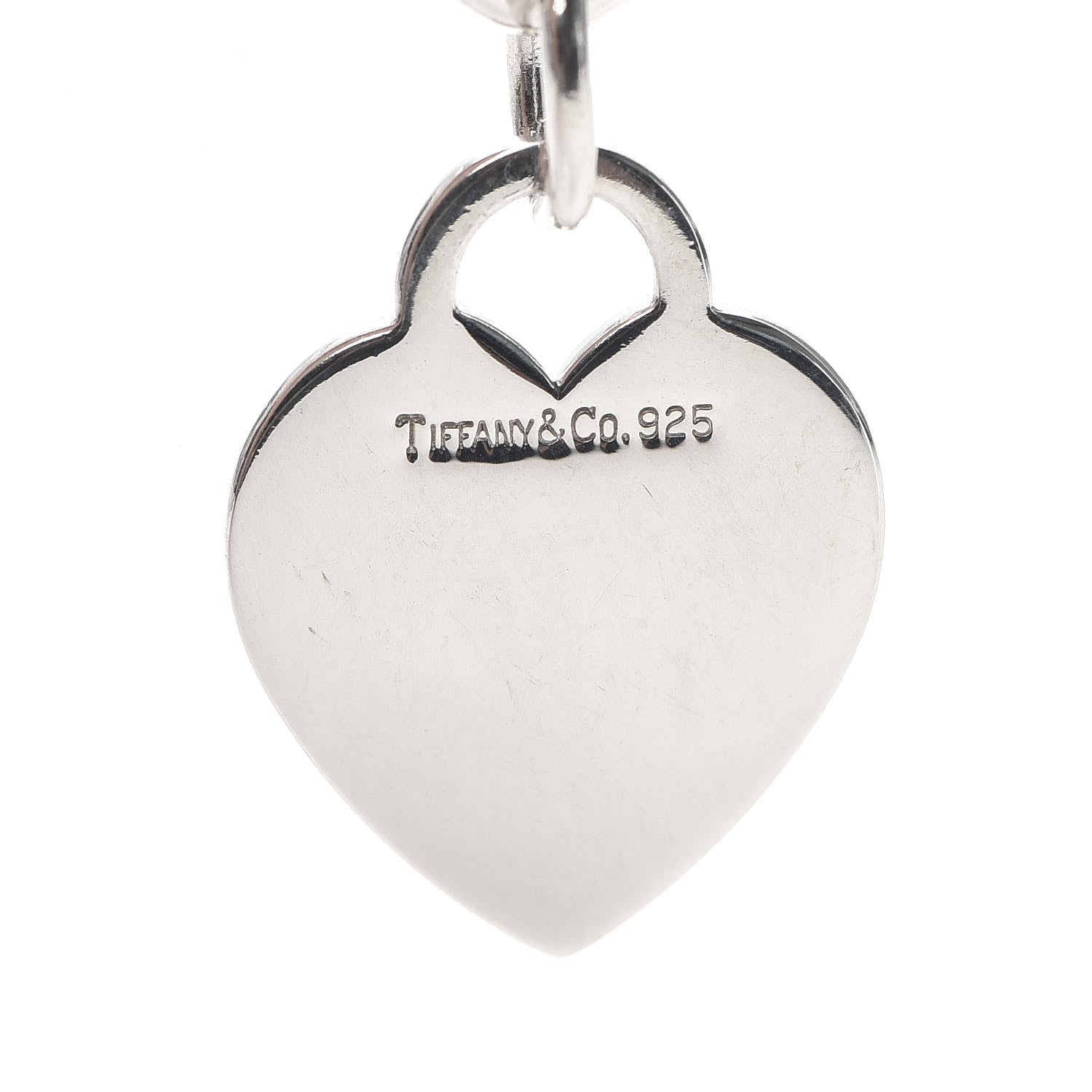 Tiffany Sterling Silver Heart Tag Charm Bracelet 5 of 5