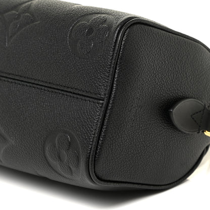 Louis Vuitton Empreinte Monogram Giant Speedy Bandouliere 20 Black 9 of 11