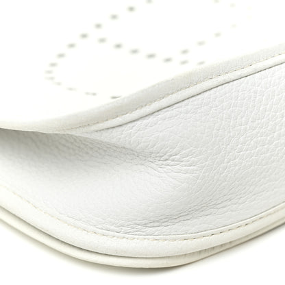 Hermes Taurillon Clemence Evelyne III PM White 7 of 13