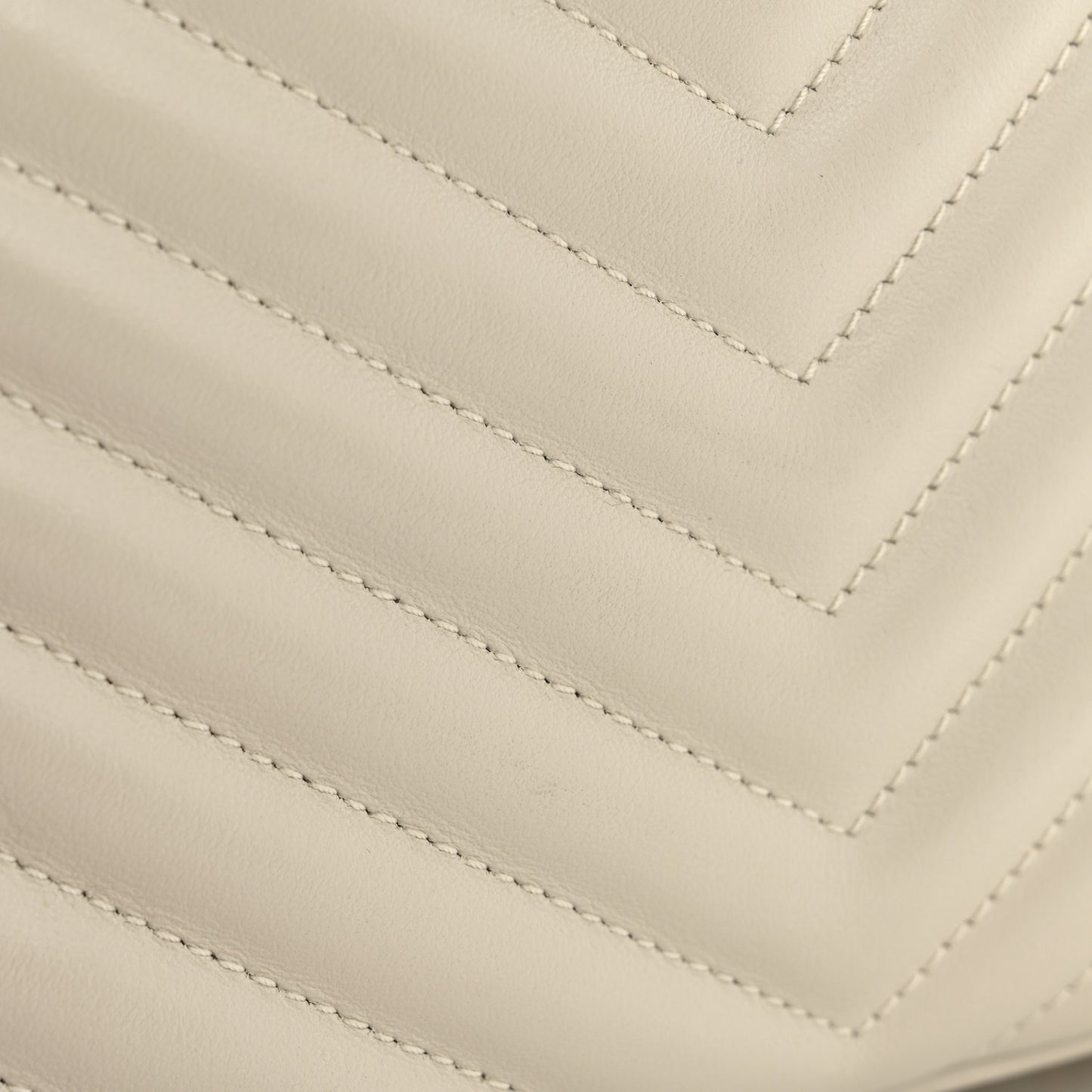 Calfskin Matelasse Monogram Lou Camera Bag Crema Soft