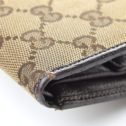 Gucci Monogram D Ring Compact Wallet Dark Brown 10 of 14