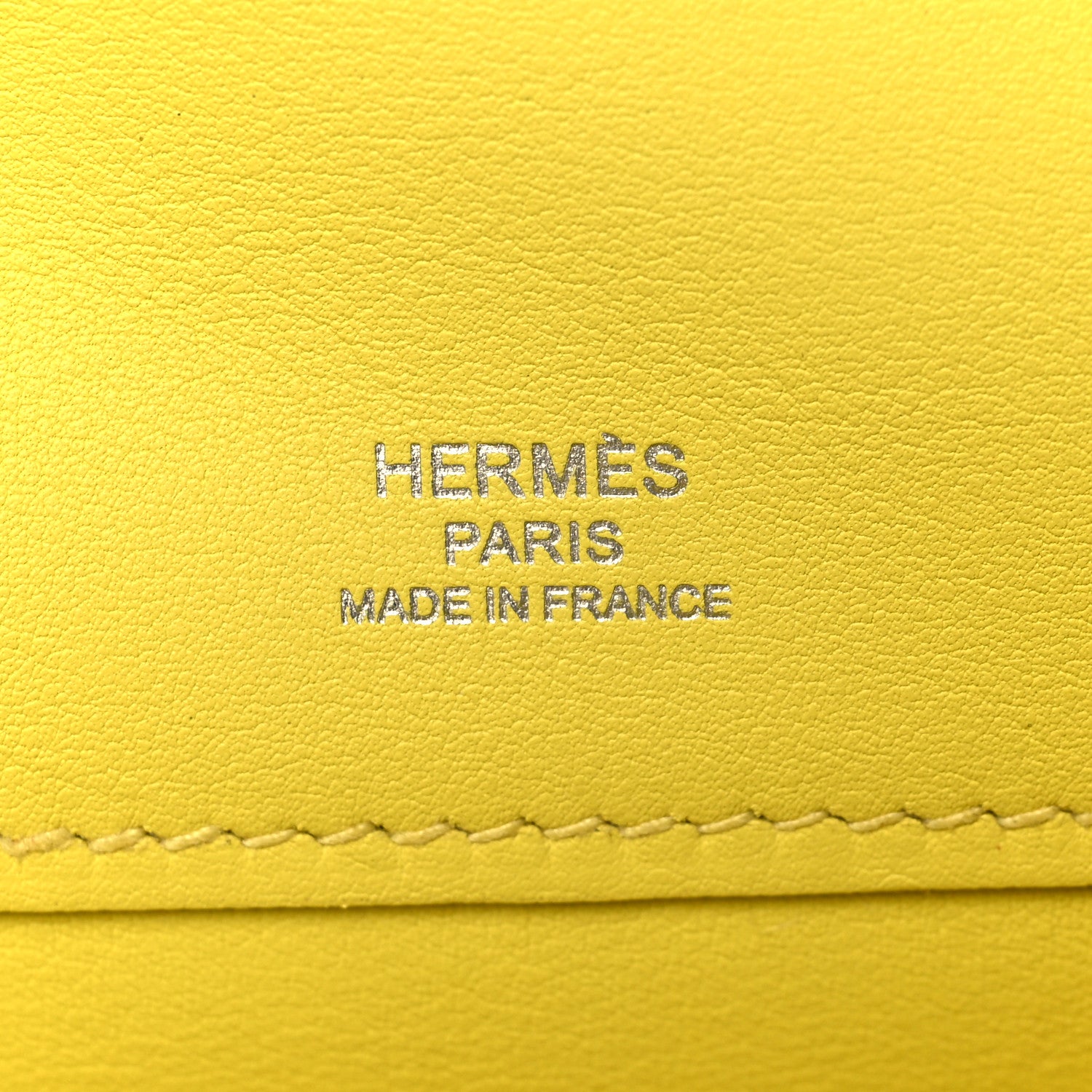 Hermes Swift Kelly Cut Clutch Pochette Lime 6 of 8