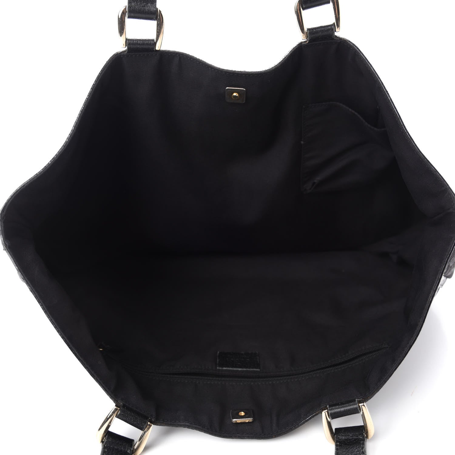 Gucci Monogram Large Abbey Tote Black 5 of 10