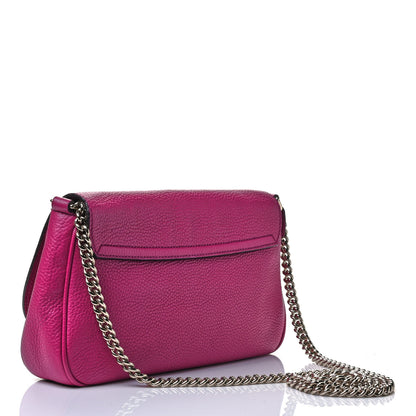 Gucci Cellarius Calfskin Medium Soho Flap Crossbody Bright Bouganville 2 of 4