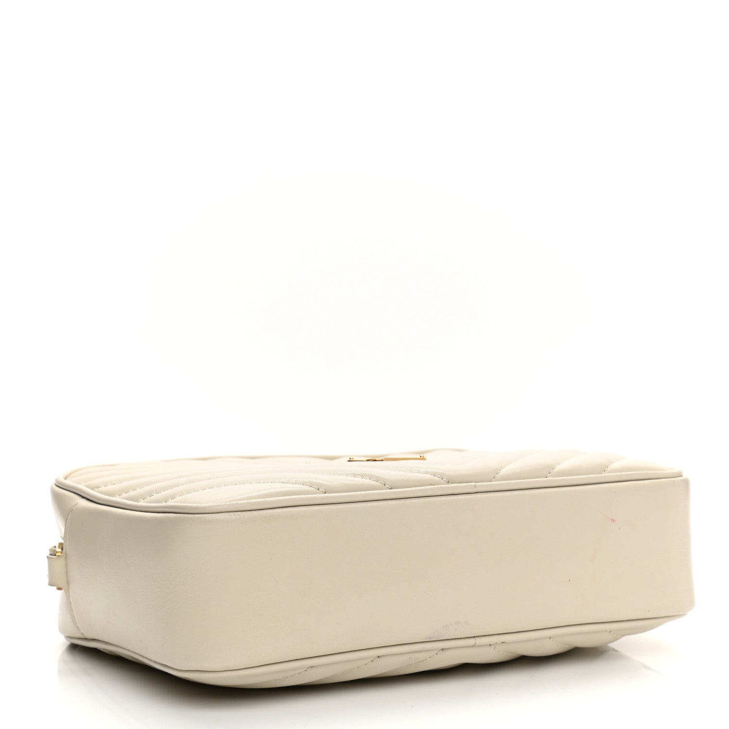 Saint Laurent Calfskin Matelasse Monogram Lou Camera Bag Crema Soft 4 of 21