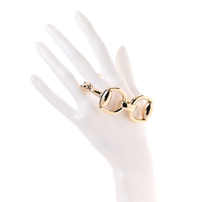 Gucci 18K Yellow Gold Large Horsebit Bracelet 2 of 5