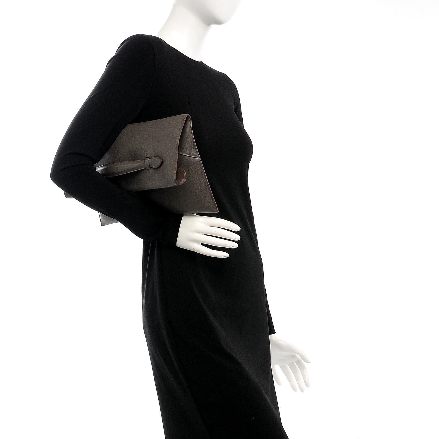 Hermes Evercolor Pliplat 33 Clutch Etain 2 of 8