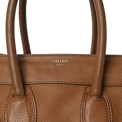 Celine Drummed Calfskin Mini Luggage Camel 6 of 15