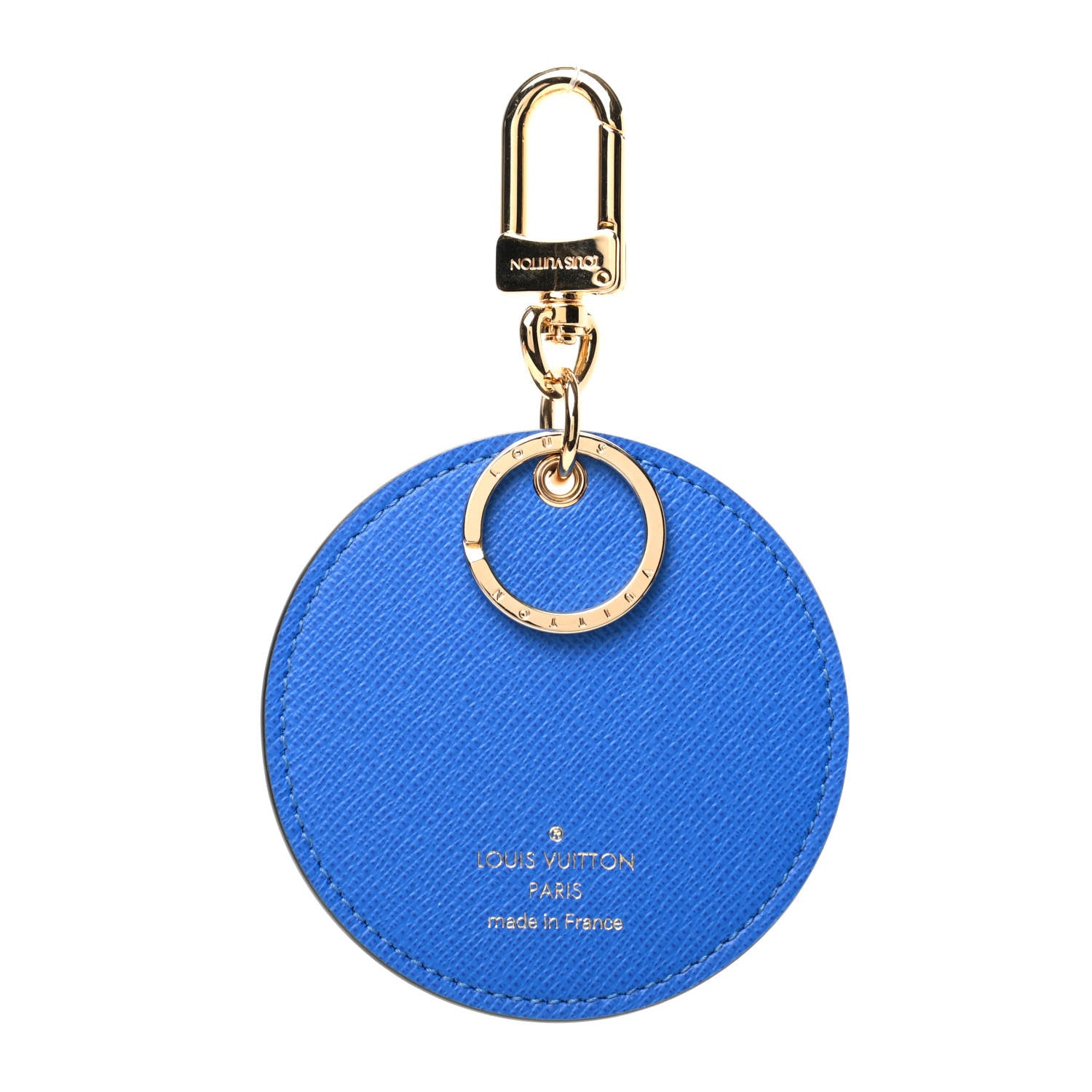 Louis Vuitton Monogram 2019 Christmas Animation Venice Bag Charm Key Ring Blue 3 of 5