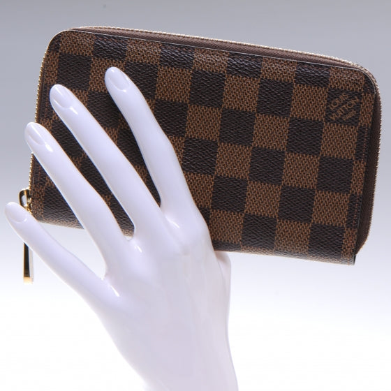 Louis Vuitton Damier Ebene Zippy Compact Wallet 2 of 7