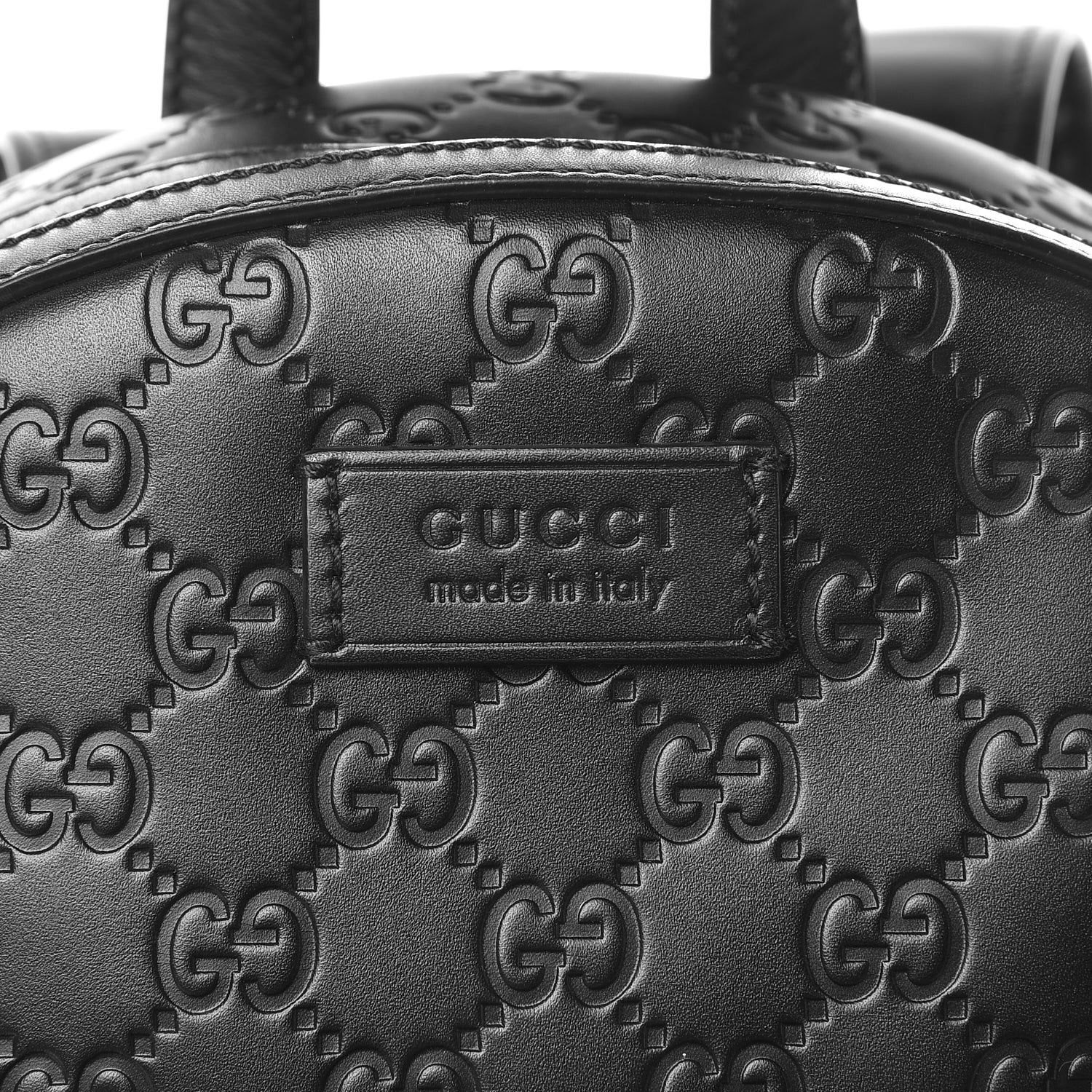 Gucci Guccissima Signature Day Backpack Black 8 of 14