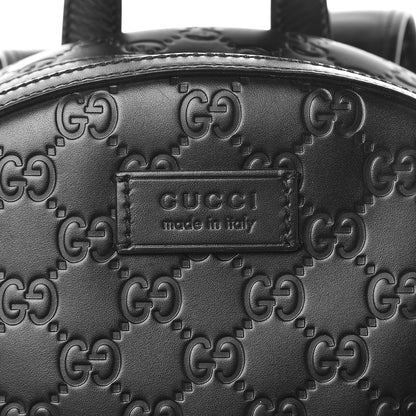 Gucci Guccissima Signature Day Backpack Black 8 of 14