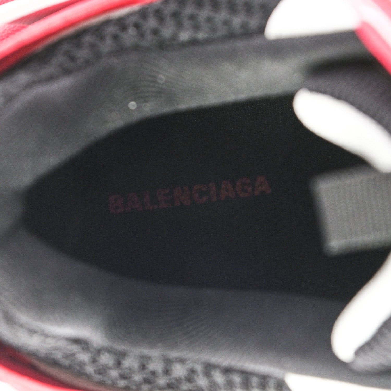 Balenciaga Mesh Nylon Womens Track Sneakers 39 Red White 7 of 8