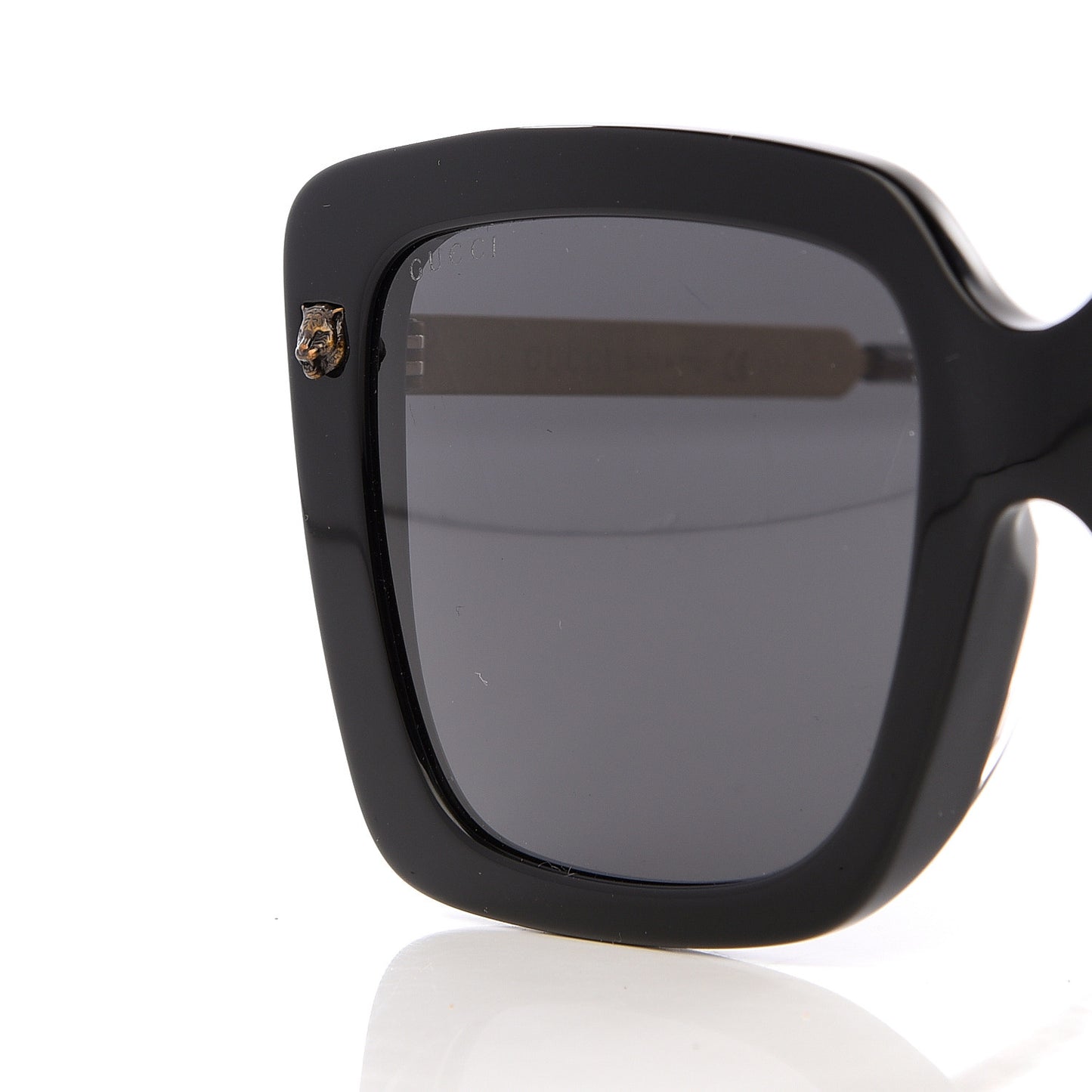 Oversize Square Sunglasses GG0216SA Black